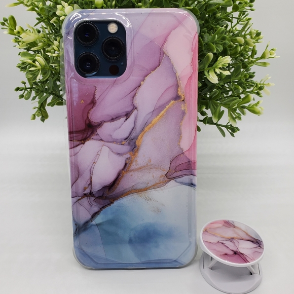 iPhone 12 Case iPhone 12 Pro Case iPhone 12 Pro Max Case Marble & Holder - Picture 7 of 7